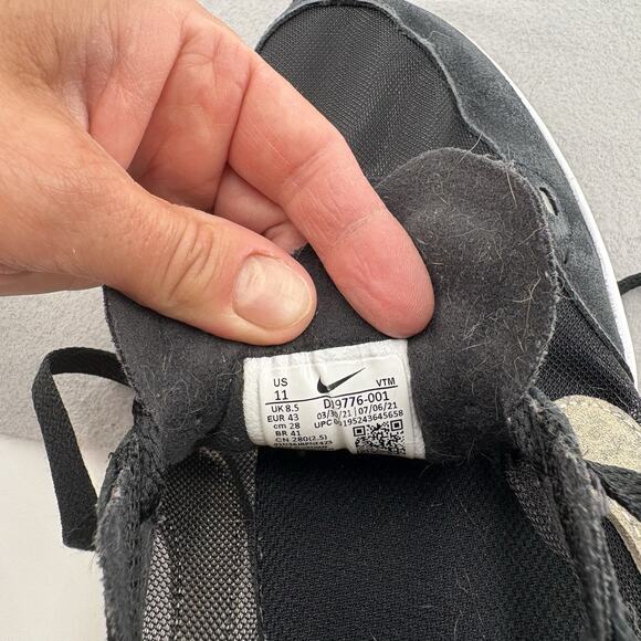 Nike Womens Waffle One SE Black Leopard Multi Color Size 11 Sneaker Running Shoe - Picture 7 of 13